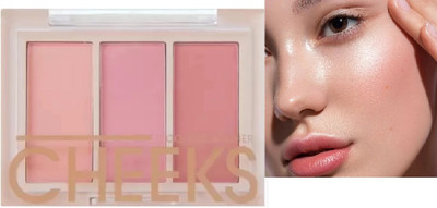 AFARAXIA New and amazing Blush & Highlight Palette(muliti colour)