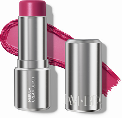 Dream Beauty Nebula Cream Blush For Cheeks, Lips and Eyes | Lightweight & Breathable(Helix Berry)
