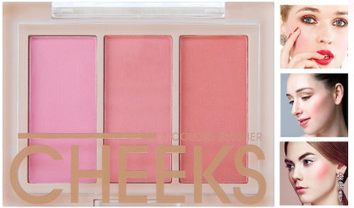 Amaryllis HD Professional Cheeks Blusher Palette(Multicolor)