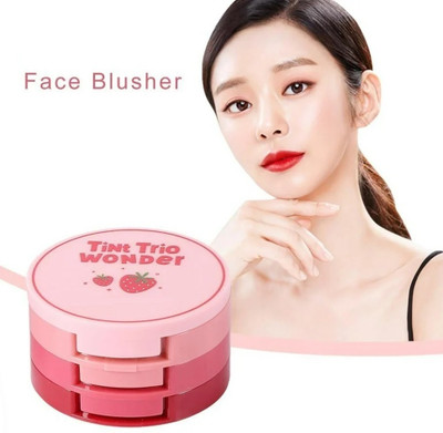 urbanfox cream tint trio wonder creamy matte blusher for cheeks eyes and lips(MULTICOLOR)
