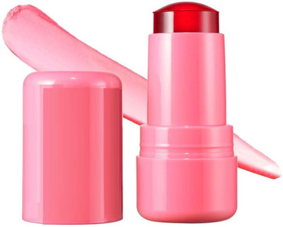 MYEONG Jelly Blush Stick |Long-Lasting Tint Blusher |Multi-Use Cream Blush Formula(Red)