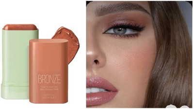 GABBU best Multi-Use Makeup Blusher Stick for Eyes, Lips & Cheeks Chocolate color(Chocolate brown)