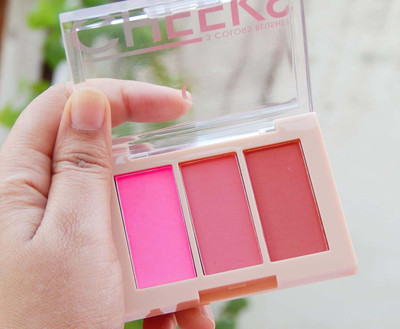 MYEONG 3 IN 1 BLUSHER FOR BEAUTY PINK CHEEKS(Multi Color)