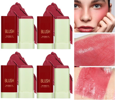 ADJD Combo Blush Stick Red Solid Moisturizer Stick Shadow(RED)