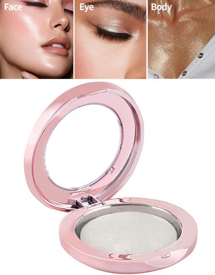 DARVING Ultra Face Glow Baked Highlighter Blusher(WHITE)