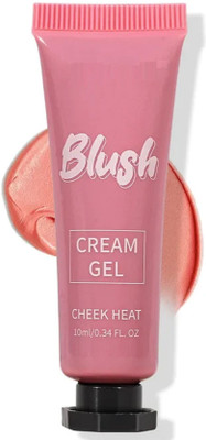 AFARAXIA High Pigmented Soft Cream Blush for Cheeks, Long LastingMakeup Blusher(Pichy pink)
