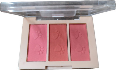 LILLYAMOR Matte Colour Blush Compact Smooth Blusher(Multicolor)