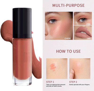 tanvi27 Liquid Blush Hour | Dewy-Matte Finish | Highly Pigmented | Long-Lasting Formula(dusty peach)