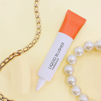 REIMICHI Best Matte Finish and Smudge Proof Creamy Tinted Blusher Tube(Orange)