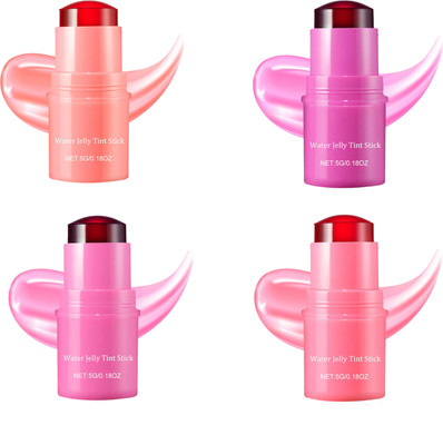 Daegu Blush Stick Moisturizing Gel Brighten 3in1 Lips Cheek Lip Gloss All In One(Multicolor)