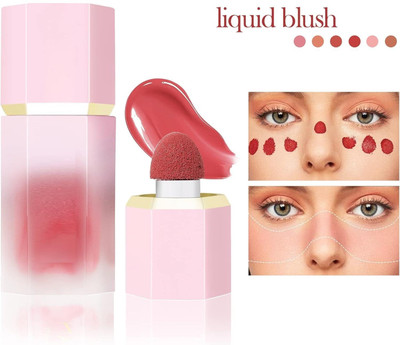 NADJA Long Lasting Creamy Soft Cheek Multi-purpose Liquid Blush(RED)