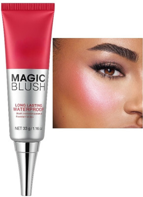 FLORERO 3 in 1 Lip, Eye & Cheek Tint & BlusRichness of Vitamin E and Jojoba Oil(PINK)