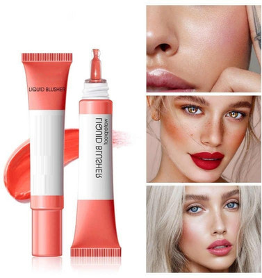 Jiwoo Long-Lasting Matte Finishing Soft Matte Cream Multi Color Blush Tube orange(ORANGE)