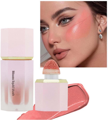 MYEONG Best Mousse Liquid Blush Natural Long-Lasting Coral Shade Makeup(Coral)