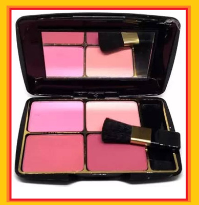 winry 4 Color Blusher Palette Pressed Powder Blush all skin use blusher(MULTICOLOR)