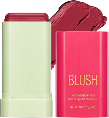 Neycare Best Multi-Use Makeup Blush Stick, 2-in-1 Cheek and Lip Cream Blush Stick(hot red)