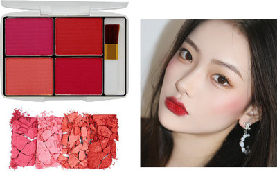 KAIASHA 4 IN 1 SHADES COMBO BLUSHER PALETTE (MULTI COLOR)(multicolor)