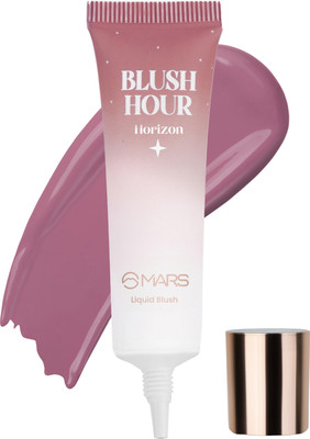 MARS Liquid Blush Hour | Dewy-Matte Finish | Highly Pigmented | Long-Lasting Formula(04-HORIZON)
