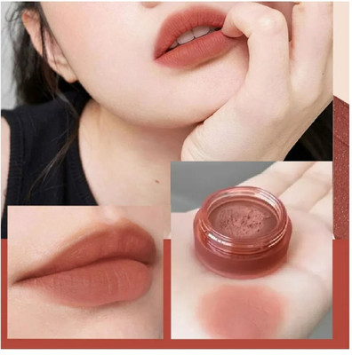 MYEONG 3-In-1 Lip & Cheek Tint Brown Matte Finish, Smooth & Blendable Lip Balm Brown(Pack of: 1, 10 g)