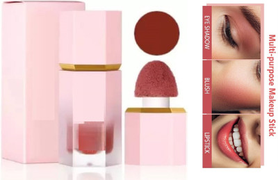 Lui Pui amazing blusher liquid brown color waterproof pack of 1(brown)