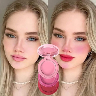 tanvi27 3 Layer Blusher Cream Moisturizing Lip & Cheek Cream(Multi Color)
