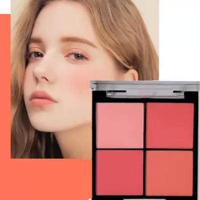 winry Multicolour 4 Color Matte Blusher, Matte Finish(MULTICOLOUR)