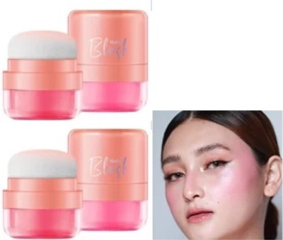 AFARAXIA long lasting puff blusher waterproof blush(pink)