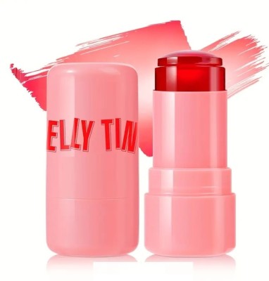 WOONGMI Jelly Tint Facial Blusher Lipstick Long Lasting Moisturized Blush(Red)