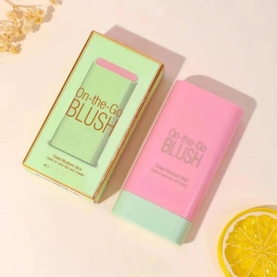 FLORERO New Cream Blush Stick - Multi-Use Makeup Stick for Cheeks(light pink)