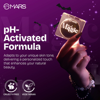 MARS Dark Magic pH Blush for Face Makeup | Highly Pigmented | Long-Lasting(Pack of 1)