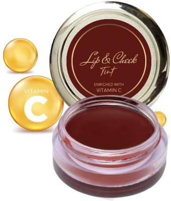 MYEONG 3 in 1 Lips Maroon Color Cheek Tint Cheeks, & Eyelid Gives Natural look(MAROON)