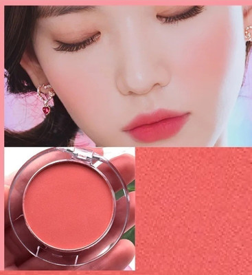 Jiwoo PROFESSIONAL BENDABLE MATTE BASED PINK WATER PROOF & LONG LASTING BLUSHER(orange)
