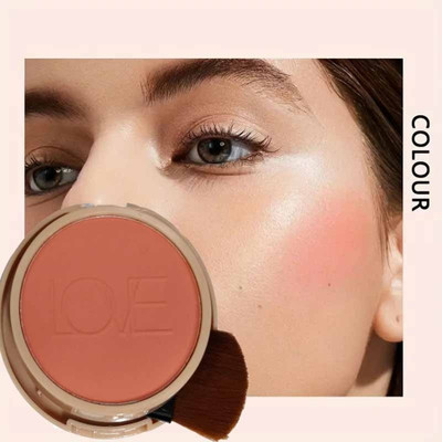 manasona PROFESSIONAL KOREAN MAKEUP FACE BLUSHER WITH BRUSH(PEACH PINK)