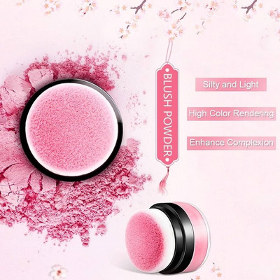 HUZURLU High Pigmented Easy to Blend & Carry(PINK)
