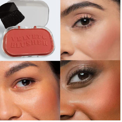 GABBU Professional Blusher with highly bendable shades..*(PEACH PINK)