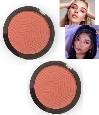 tanvi27 New Water Proof and Long Lasting Matte Finish Soft Peach Blusher(Baked APPLE)