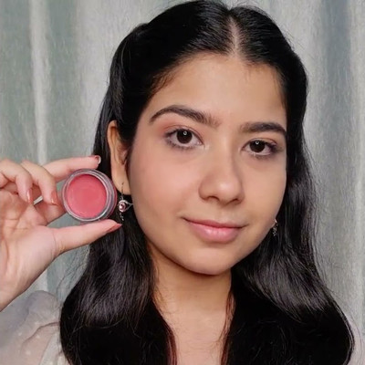 ADJD Lip and Cheek Tint Matte Finish Natural Face Blush Cream Makeup(Pink)
