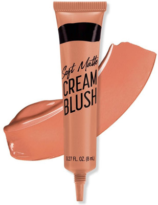 manasona Liquid Cream Matte Ultra Pigmented Blush Light Weight Velvet Mousse Texture(Mocha Brown)