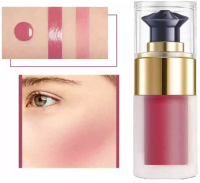 YAWI MATTE FINISH LIQUID FACE BLUSHER FOR CHEEK SMUDGE PROOF , WATER PROOF(PINK ROSE)