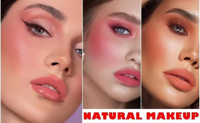 Jiwoo 3 in 1 Lip, Eye & Cheek Tint & BlusRichness of Vitamin E and Jojoba Oil(peach pink)