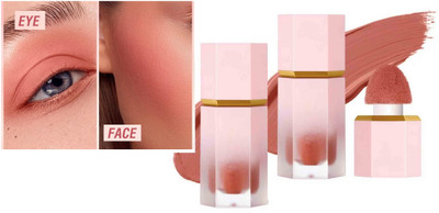 REIMICHI 3in1 Mousse lightweight liquid blush for cheeks + lips + eyes Combo(Coral Red)