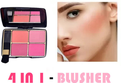 PERLENTE attractive finish blusher 4 in 1 Amazing Palette(pink)