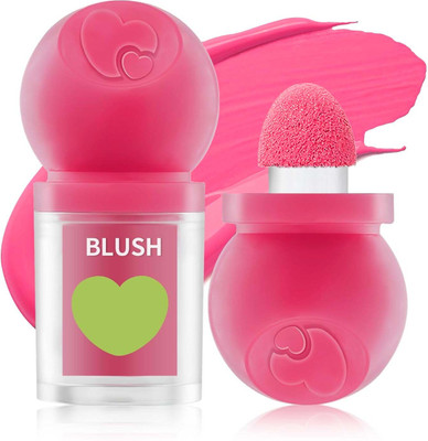 tanvi27 Cheek Stick With Sponge Easy To Carry Beautiful Color(Hot Pink)