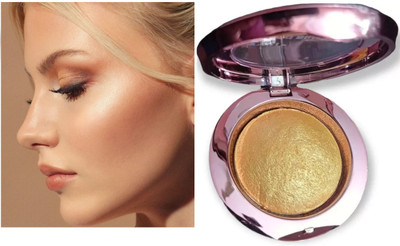DARVING Perfect Water Proof Smooth Shiny Baked Blusher(GOLD)