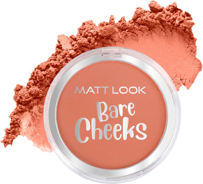 MATTLOOK Bare Cheeks Ultra Pigmented and Blendable for Natural Glow Blusher Palette(06 Pamper Me)