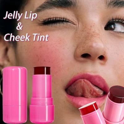 JANOST Blush Mini Set Lip and Cheek Lip Dye Lip Gloss Long-lasting Set Of 1(PINK)