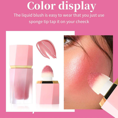 manasona Korean Liquid 3 in one Mousse Creamy Blush For Women(PEACH PINK)