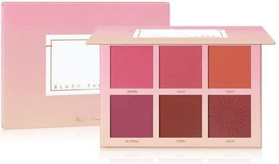 ILLUSKIN Professional Pro Blusher Palette Original for Face Makeup for Girls With Mirror(The Swiss Matte Pigmented Pressed Powder Blush Edition)
