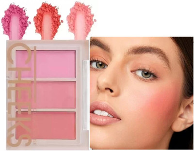AFARAXIA Use Multi Colour Blush Compact Powder Blusher(muliti colour)