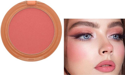 HUZURLU Matte finish ,long lasting multi color blusher for cheeks (lite pink)(pink)
